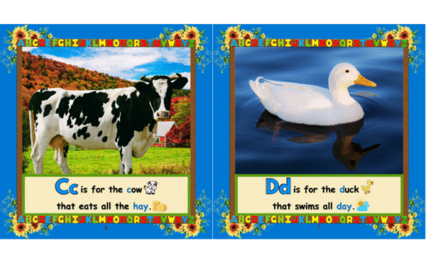 My ABC Book: Rhymes and Farm Friends - Image 3